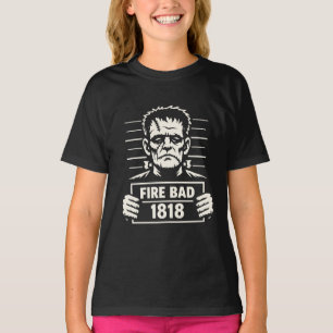 T-shirt Monstre Cousu Mugshot – Feu Mauvais 1818