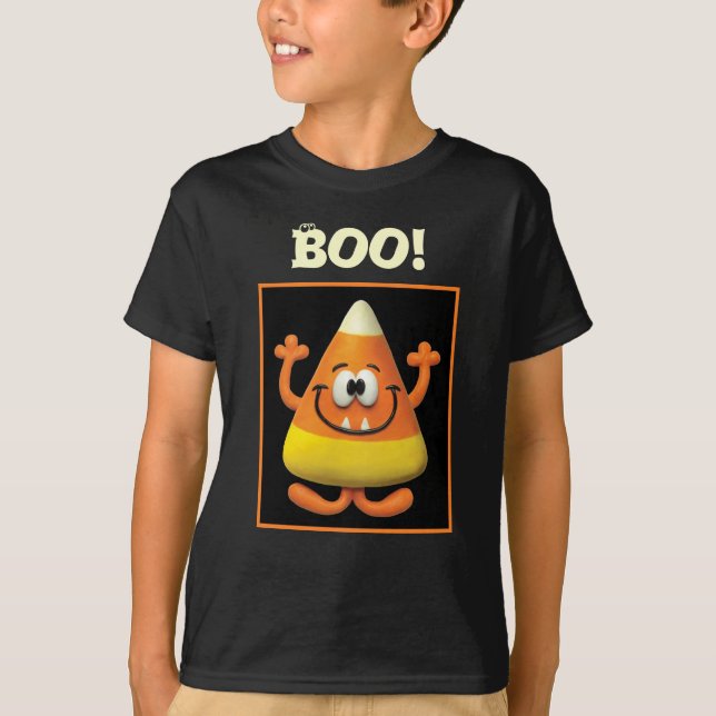 T-shirt Monstre de bonbons au maïs (Devant)