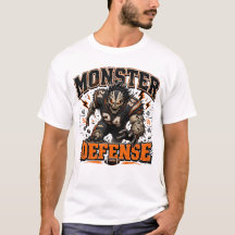 Monstre de football Halloween Vintage Sports Masco