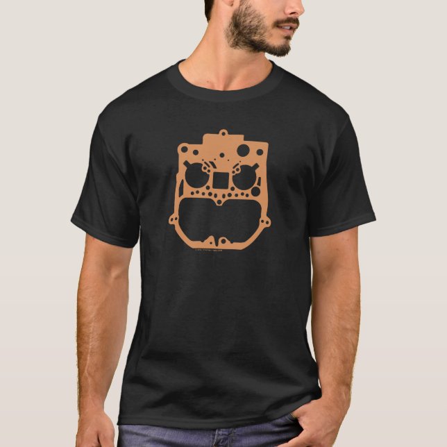 T-shirt monstre de klaxon d'air de Q-jet (Devant)