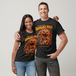 T-shirt Monstre de pizza horreur l'attaque de l'abondant p