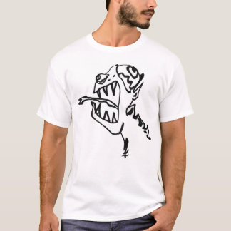 T-shirt monstre déformé