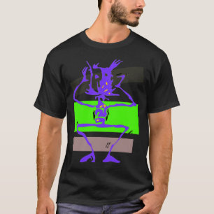 T-shirt Monstre Figure Crazy Stick
