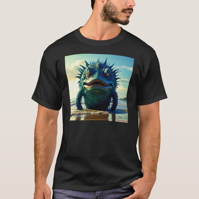 T-shirt Monstre marin par Juan Cabana 2024 NOUVEAU (Devant)
