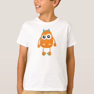 T-shirt Monstre mignon, Monstre Orange, Monstre Amusant, C