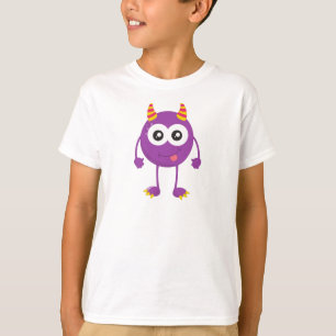 T-shirt Monstre mignon, Monstre pourpre, Monstre drôle, Co