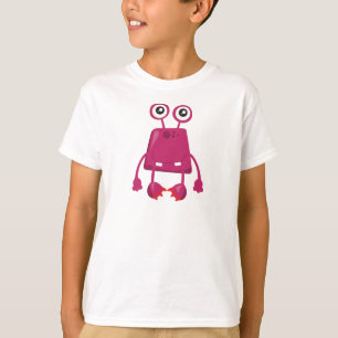T-shirt Monstre, Monstre Rose, Monstre Amusant, Silencieux