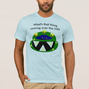 T-shirt monstre, que cette chose vient-elle au-dessus de