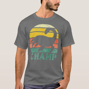 T-shirt Monstre Retro vintage Champ Lake Champlain