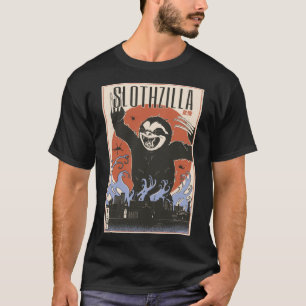T-shirt Monstre Slothzilla Sloth Asia