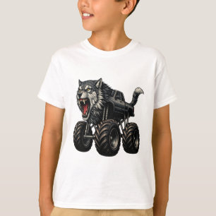 T-shirt Monstre Truck Loup Sauvage