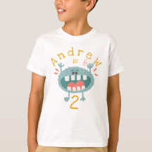 Monstre Turquoise mignon personnalisable