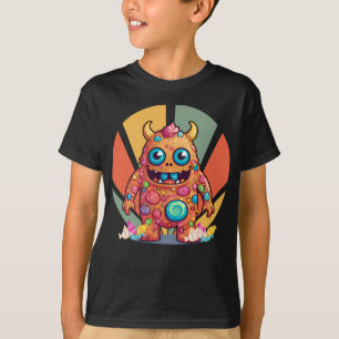 T-shirt Monstre Vibe Retro