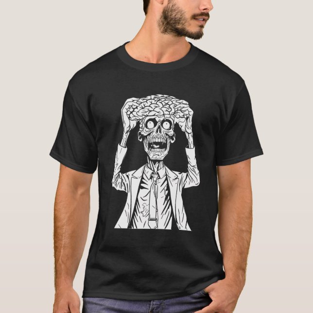 T-shirt Monstre Zombie - Zombie Halloween (Devant)