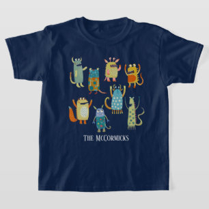 T-shirt Monstres amusants Personnalisé