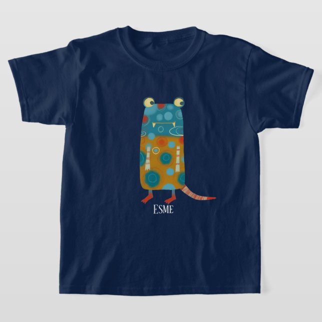 T-shirt Monstres amusants Personnalisé (Poser)