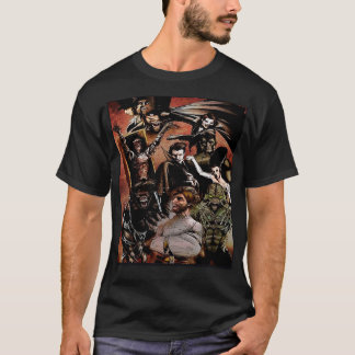 T-shirt monstres déplaisants fan cadeaux d'art