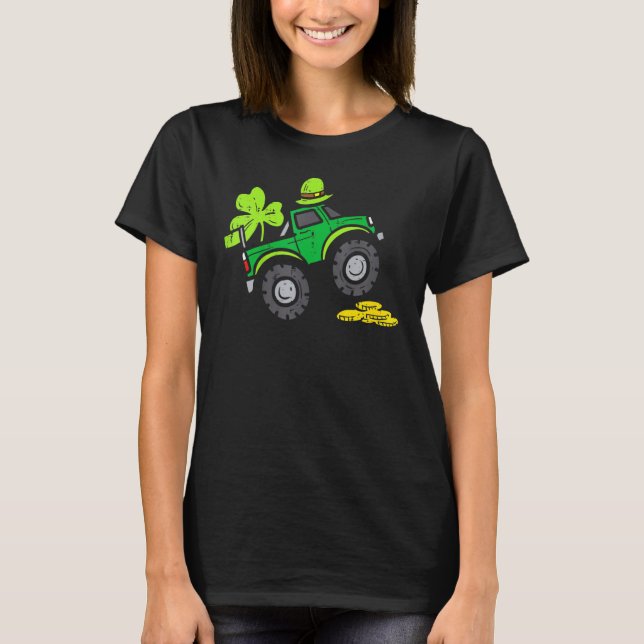 T-shirt Monstres lépreux Shamrock St Patrick Day B (Devant)