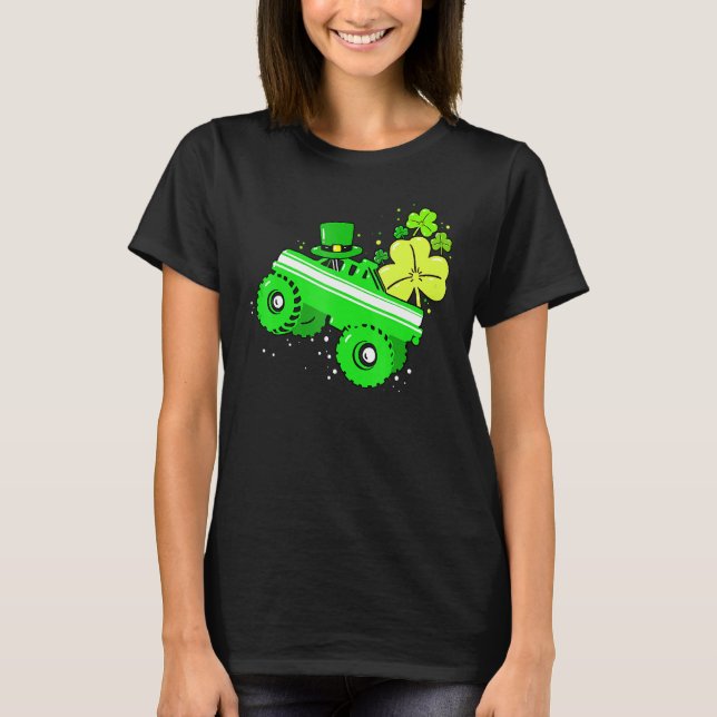 T-shirt Monstres lépreux Shamrock St Patrick Day B (Devant)