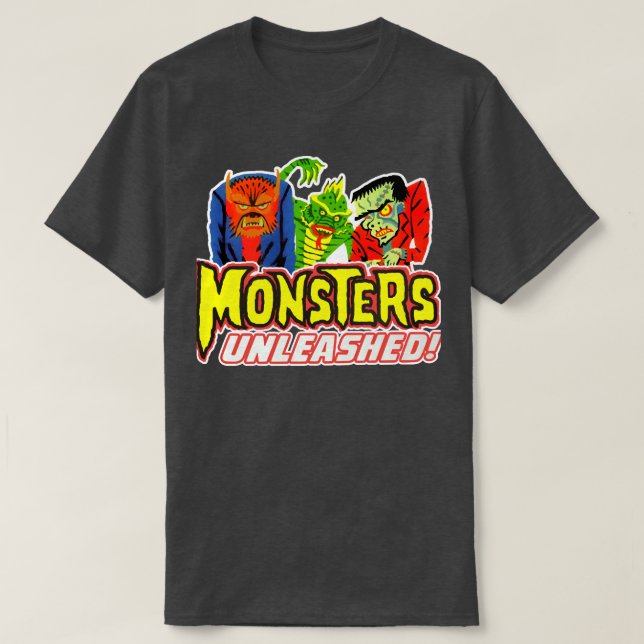 T-shirt Monstres libérés (Design devant)