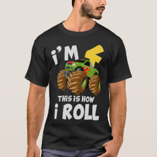 T-shirt Monstres Pick 4e Pithday Pick Birthday Funny