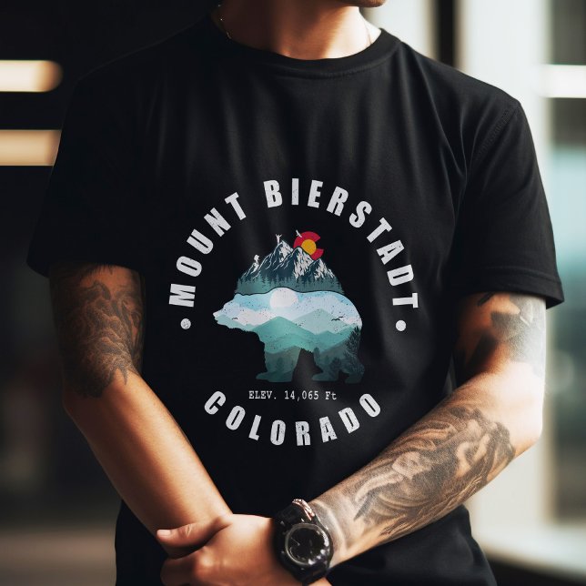 T-shirt Mont Bierstadt Colorado 14ers Escalade Fourteener (Créateur téléchargé)