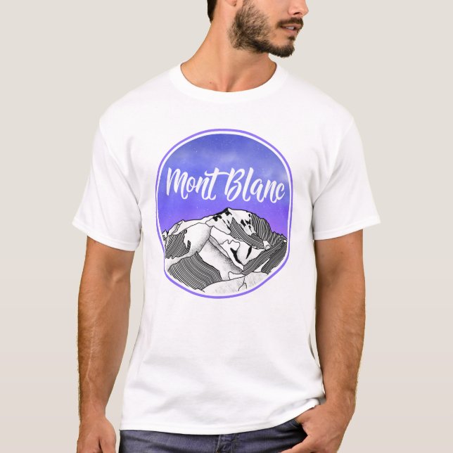 T-shirt Mont Blanc (Devant)