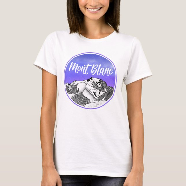 T-shirt Mont Blanc (Devant)