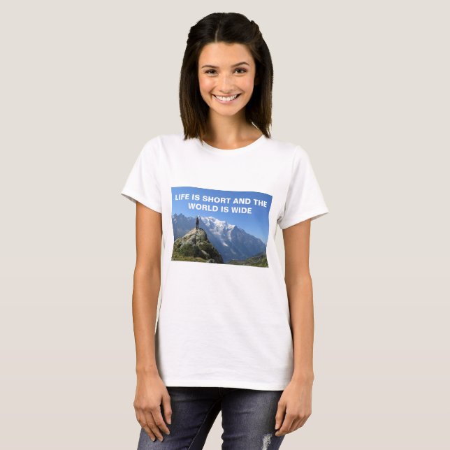 T-shirt Mont-Blanc (Devant entier)