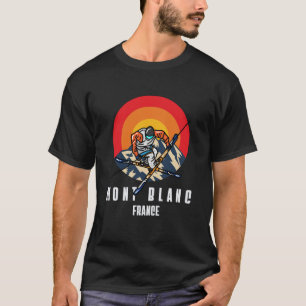 T-shirt Mont Blanc Ski France