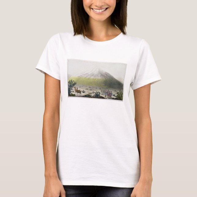 T-shirt Mont Chimborazo, Equateur, de 'Le Costume Ancien (Devant)