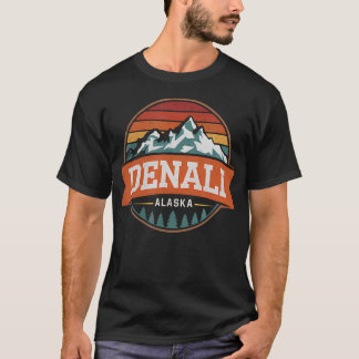 T-shirt Mont Denali Alaska Montagnard Ascension Nationale