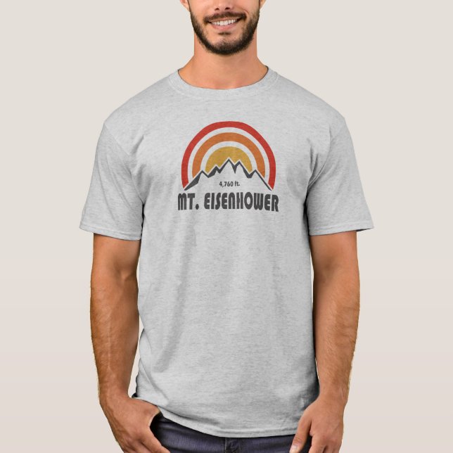 T-shirt Mont Eisenhower New Hampshire (Devant)