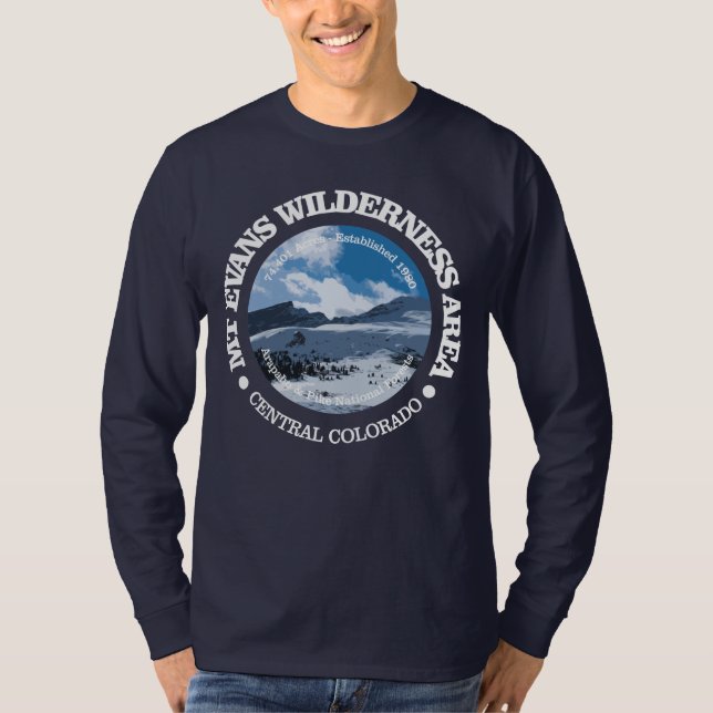 T-shirt Mont Evans Wilderness (Devant)