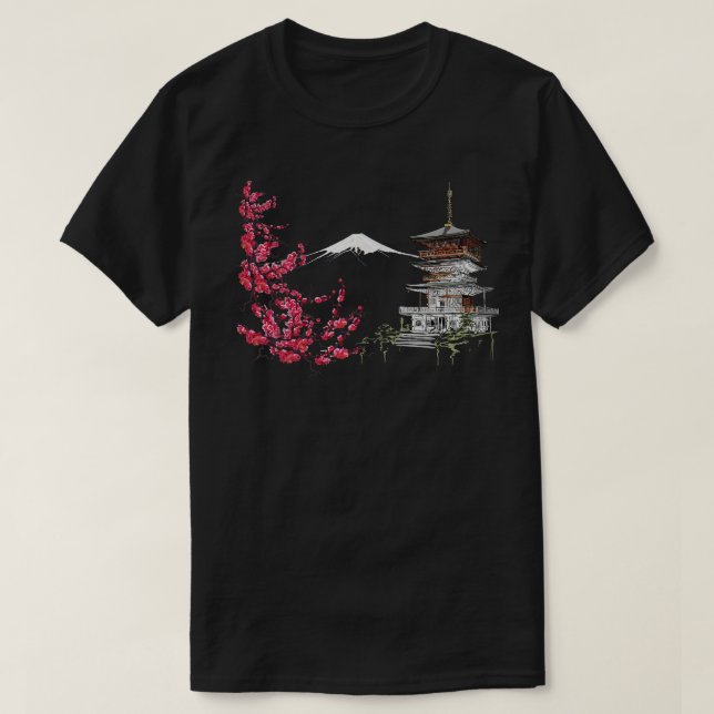 T-shirt Mont Fuji (Design devant)