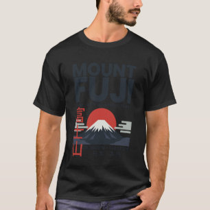 T-shirt Mont Fuji Japon Voyage Rétro