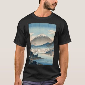 T-Shirt Mont Fuji Vintage Design Original de l'Art