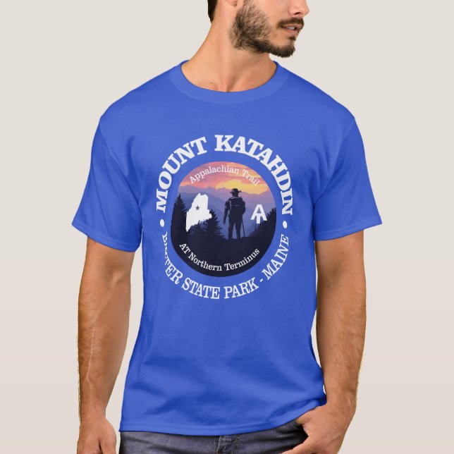 T-shirt Mont Katahdin (rd2) (Devant)