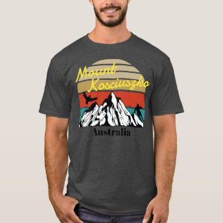 T-shirt Mont Kosciuszko ski Australie 2