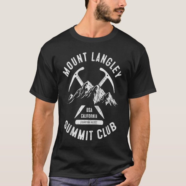 T-shirt Mont Langley Summit Club I A Grimpé Le Mont Langle (Devant)