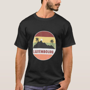 T-shirt Mont Luxembourg et palmiers