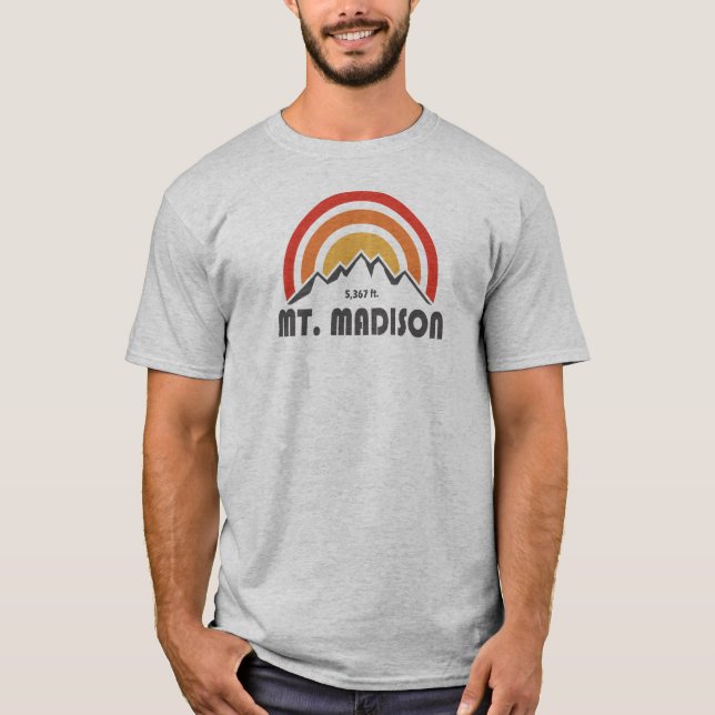 T-shirt Mont Madison New Hampshire (Devant)