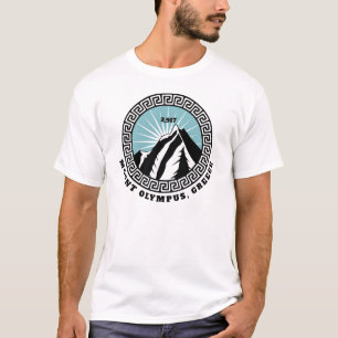 T-shirt Mont Olympus, Grèce