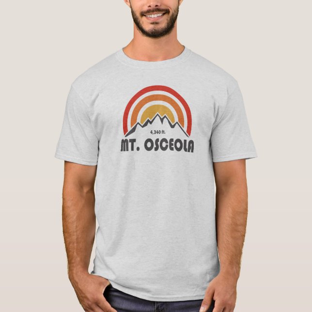 T-shirt Mont Osceola New Hampshire (Devant)