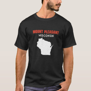 T-shirt Mont Pleasant USA State America Travel Montanan H