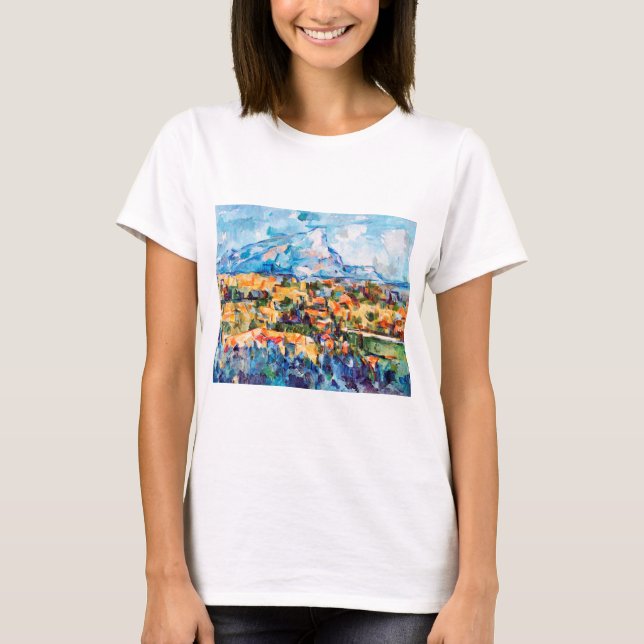 T-shirt Mont Sainte-Victoire, Paul Cezanne (Devant)