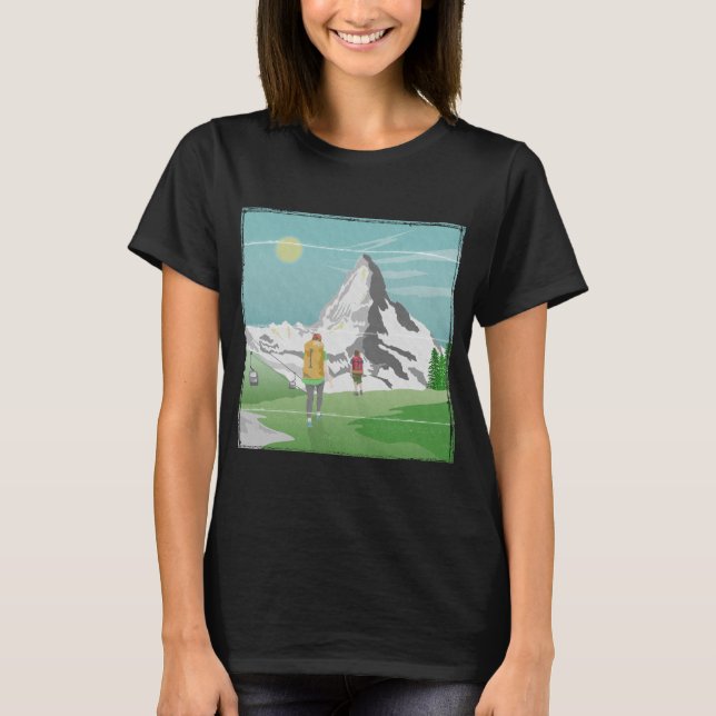 T-shirt Mont Taranaki (Devant)