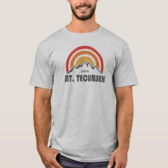 T-shirt Mont Tecumseh New Hampshire (Devant)