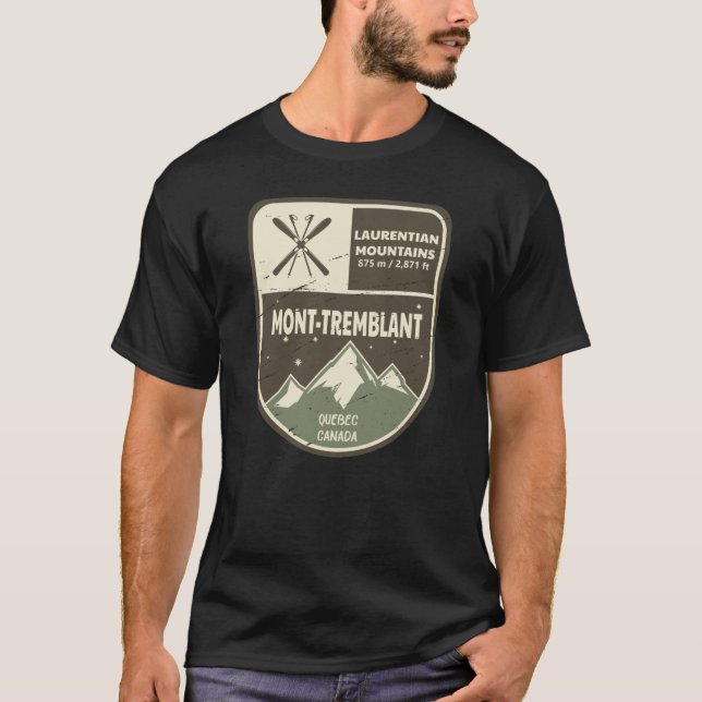 T-shirt Mont-Tremblant Montagnes Laurentiennes Canada (Devant)