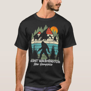 T-shirt Mont Washington New Hampshire National Park Retro